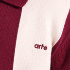 Cardigan Bordeaux / Cream