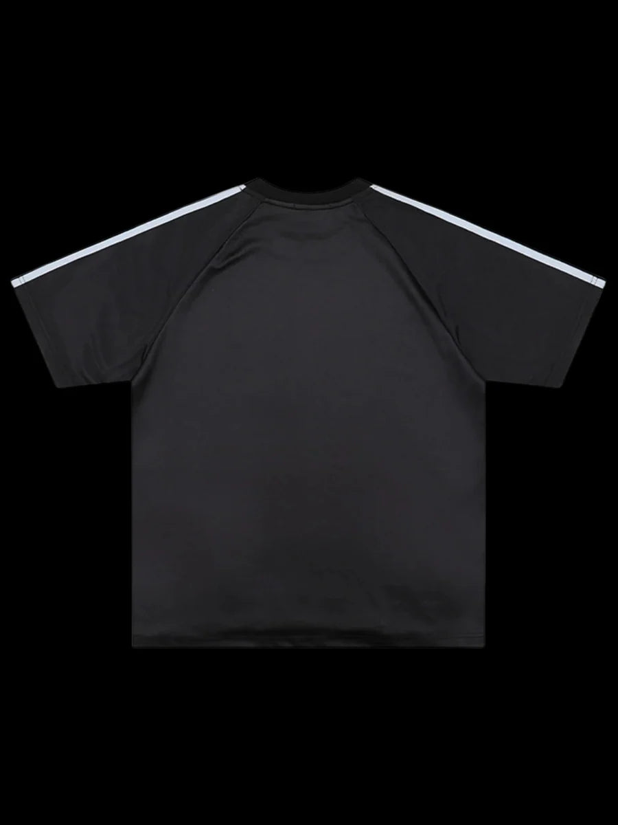 OVER5IZE "seer" JERSEY BLACK & BLUE
