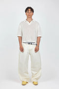 Cotton Pants - Cream