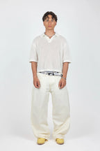 Cotton Pants - Cream