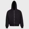HEAVYWEIGHT ZIP UP HOODIE - VANTA BLACK