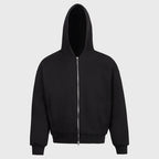 HEAVYWEIGHT ZIP UP HOODIE - VANTA BLACK