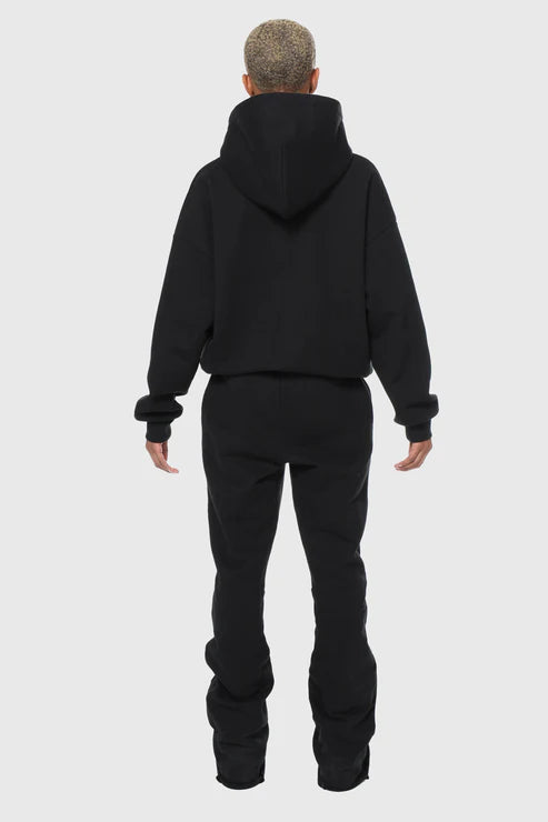 HEAVYWEIGHT ZIP UP HOODIE - VANTA BLACK